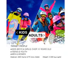 Glasses, Ski Goggles, Pack Of 2, Snowboard Goggles For Kids, Boys & Girls, Youth, Men & Women, Helmet Compatible With Uv 400 Protection
