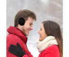 6 Pairs Earmuffs Bandless Fleece Ear Warmers Winter Ear Covers Unisex, 6 Colors