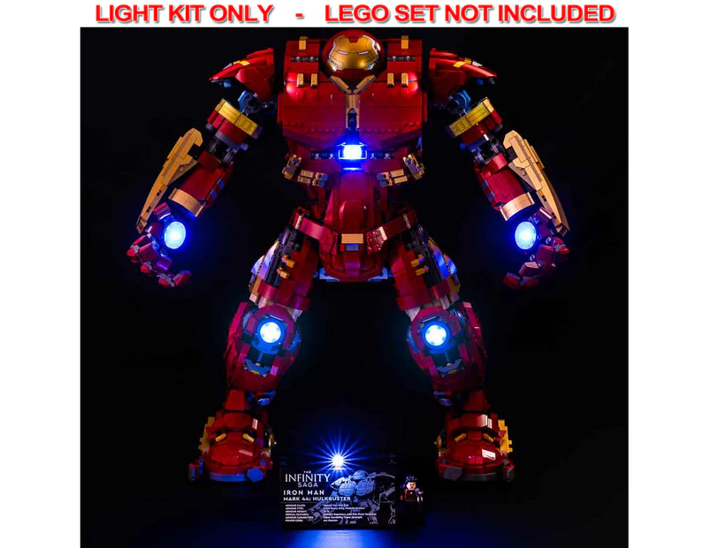 Light My Bricks - Light Kit For Lego Hulkbuster 76210
