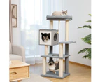 Road Cat Tree Tower Scratching Post Scratcher Wood Condo House Bed Cat Toys 132cm