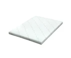 Bedding Cool Gel Memory Foam Mattress Topper With Bamboo Cover 8cm - King