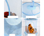 Suspended Grid Storage Manager Foldable Space Saving Bag Toy Storage Basket, Suitable For Children'S Room Bathroom Wardrobe Wall Balcony