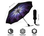 Umbrella Windproof Travel Umbrella - Compact, Light, Automatic, Small Folding Backpack Umbrella for Rain