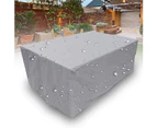 Garden furniture cover, rectangular for garden furniture set, snow protection, waterproof, dustproof, UV resistant, breathable