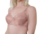 Triumph Women's Embroidered Minimiser Bra 2-Pack - Purple/Skin Tone