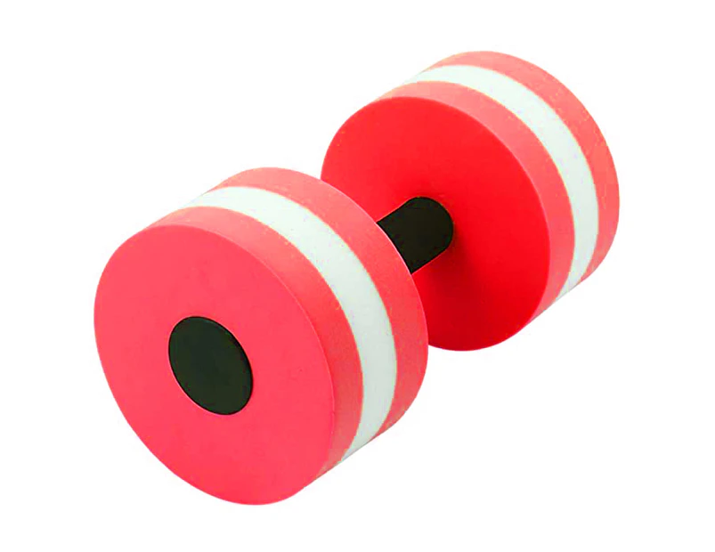 Aquatic Exercise Dumbbells Weight Foam Barbells For Water Fitness Pool Exercises,Red