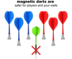 24 Pieces Magnetic Darts Safety Plastic Darts Replacement Dart For Boys Girls