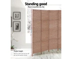 Artiss 8 Panel Room Divider Screen Privacy Timber Dividers Stand Natural