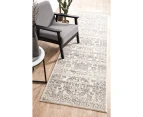 Rug Culture Chrome Addison Runner Rug - Silver