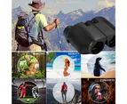 Compact Night Vision Bird Watching Binoculars - 25X10 High Performance Mini Hd Binoculars, Waterproof