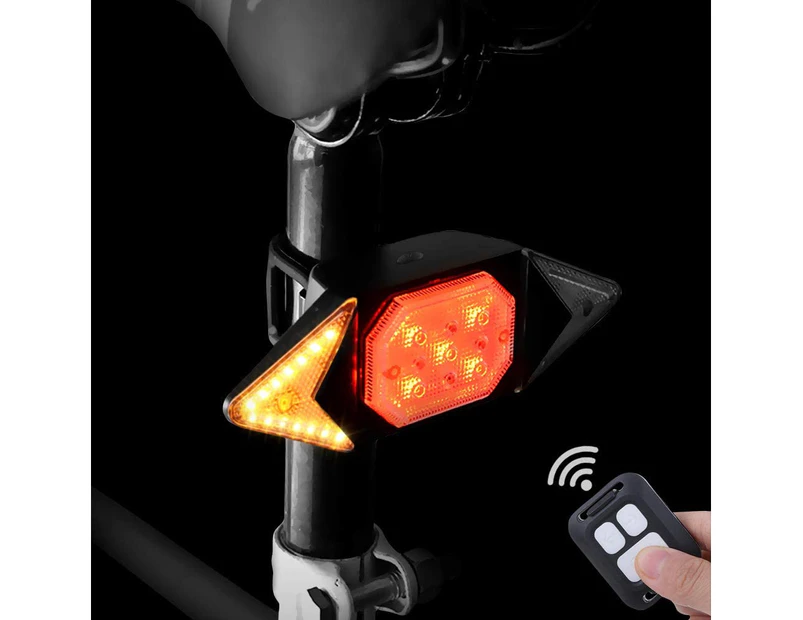 Bike Turn Signal Lights with Remote Control Wireless Tail Light Turn Signal Bike Bicycle Lights