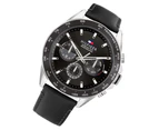 Tommy Hilfiger Black Leather Men's Multi-function Watch - 1791964