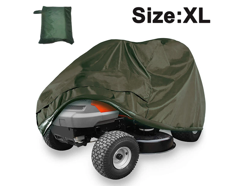 Lawn Mower Cover -Tractor Cover Fits Decks up to 54" Storage Cover Heavy Duty 210D Polyester Oxford, UV Protection Universal Fit with Drawstring & Cover St