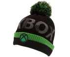 Xbox Childrens/Kids Bobble Logo Beanie (Black/Green) - TA10326