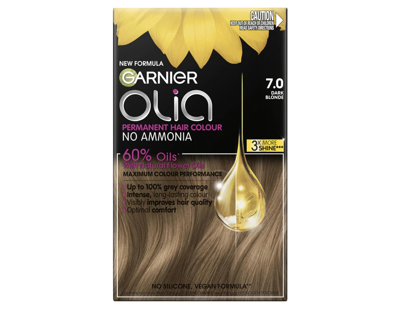 Garnier Olia Permanent Hair Colour Dark Blonde 7.0