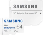 Samsung Pro Endurance 64GB Micro SD Card Class 10 UHS-I SDHC SDXC DashCam Security