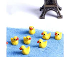 100x Mini Tiny Ducks Set Realistic Resin Ducks Christmas Birthday Party Decor