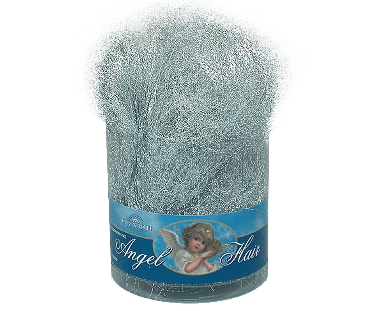 Kurt Adler Pvc Silver Angel Hair 15 Grammes