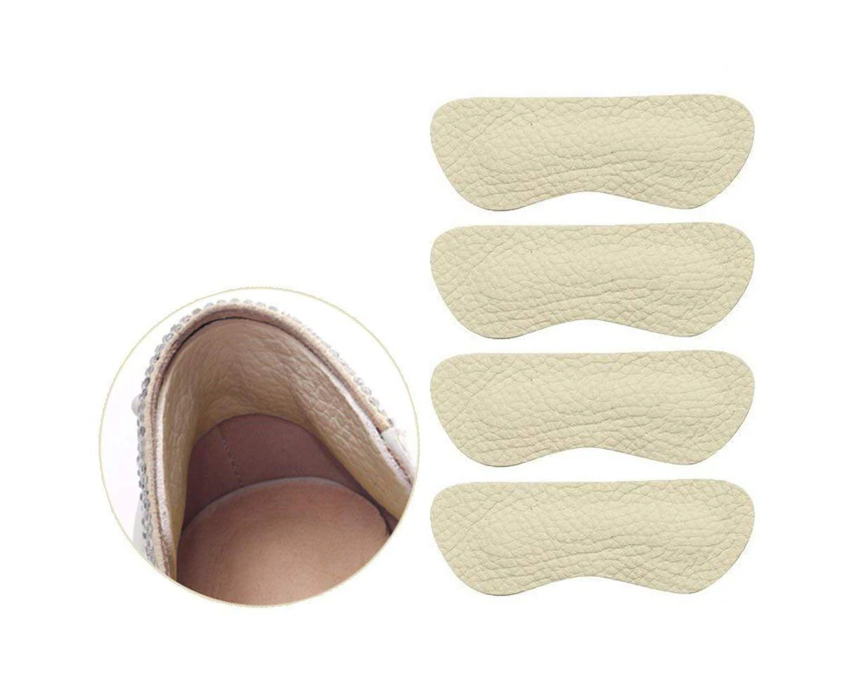 Heel Cushions Inserts, Self-Adhesive Heel Grips Pads Liner Shoe Cushion For Women And Men, Shoe Pads For Shoes,2 Pair(Beige)