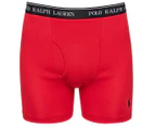 Polo Ralph Lauren Men's Boxer Brief 3-Pack - Black/Red/White