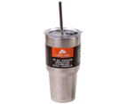 (1 Straw Lid 890ml) - Straw Hole Flip LID for 890ml Stainless Steel Vacuum Cups Ozark Trail Tumbler Rambler CocoStraw Brand Spill Proof LEAK FREE
