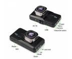 3.2" LCD Dash Cam Dual Camera Video Car DVR Recorder 1080P HD Night Vision G-sensor 1700 FHD 1296P 30FPS | DVR-X3-SLIM