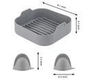 Reusable Air Fryer Accessories Basket Silicone Pot Baking Tray Mat Oven Nonstick