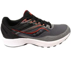 Saucony Mens Cohesion 15 Comfortable Athletic Shoes - Charcoal Red