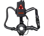 Usb Rechargeable Led Running Light - Waterproof - 500 Lumens - Adjustable Beam Angle - Great Light