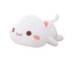 Plush Toy White Cat, Plush Toy Fluffy Stuffed Animal Kawaii Cat, Stuffed Animal Plush Pillow Stuffed Toy Gift For Kids, 50Cm