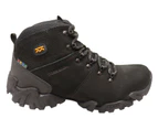 Bradok Nyiragongo Mens Comfort Leather Hiking Boots Made In Brazil - Black