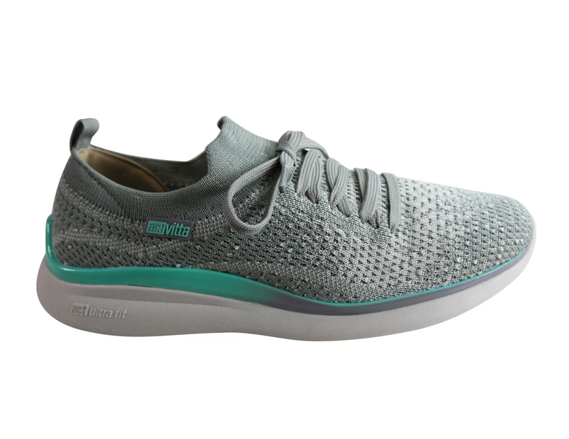 Actvitta Ambition Womens Comfort Cushioned Active Shoes Made In Brazil - Grey