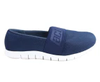 Actvitta Mandy Womens Comfort Cushioned Casual Shoes Made In Brazil - Navy