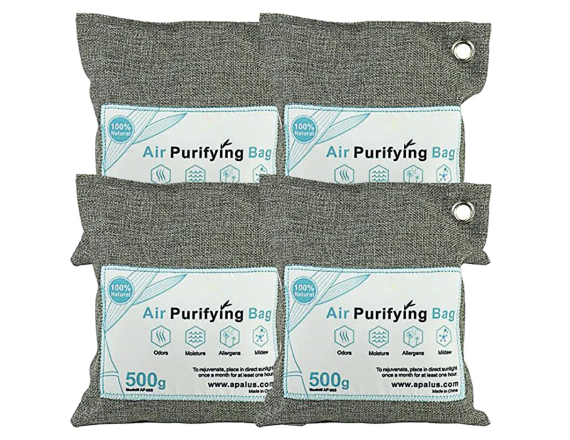 Nature Fresh Air Purifier Bags - Activated Bamboo Charcoal Air Purifying Bag Odor Eliminators