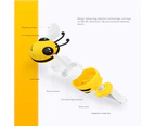 Little Bee Car Air Vent Clip Charm, Air Conditioning Vent Decoration Accessories, 3 Types Car Air Freshener - Yellow+Pink+ Blue