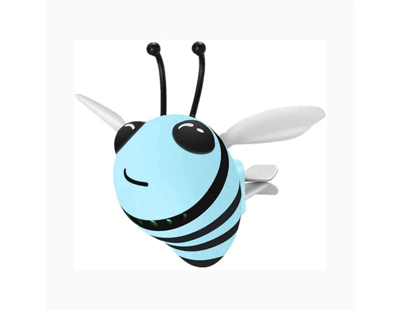 Little Bee Car Air Vent Clip Charm, Air Conditioning Vent Decoration Accessories, 3 Types Car Air Freshener - Blue