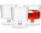 480 x PLASTIC DESSERT CUPS 60mL | Clear Disposable Wine Tasting Drink Glasses