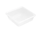 144 x SQUARE REUSABLE CONTAINERS with LID 950ML Food Meal Prep Catering Lunchbox Microwavable and Freezer Safe BPA Free Takeaway Containers