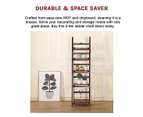 5 Tier Wooden Ladder Shelf Stand Storage Book Shelves Shelving Display Rack