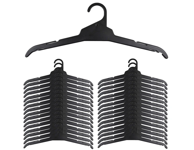 40x TOP HANGERS Clothes Hanger Garment Holder All Purpose [Commercial] 430mm R43