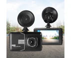 Manan Car Dash Camera Cam 1080P FHD 3"LCD Video DVR Recorder Camera 11 Languages - Black