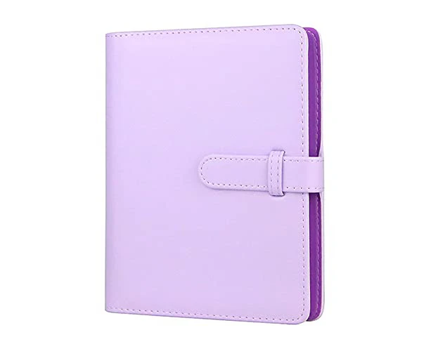 Lifebea 256 Pockets Instax Mini Photo Album Picture Case for Fujifilm Instant 7S 8 9 11 25 40 70 90 liplay - Purple