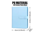 Lifebea 256 Pockets Instax Mini Photo Album Picture Case for Fujifilm Instant 7S 8 9 11 25 40 70 90 liplay - Blue