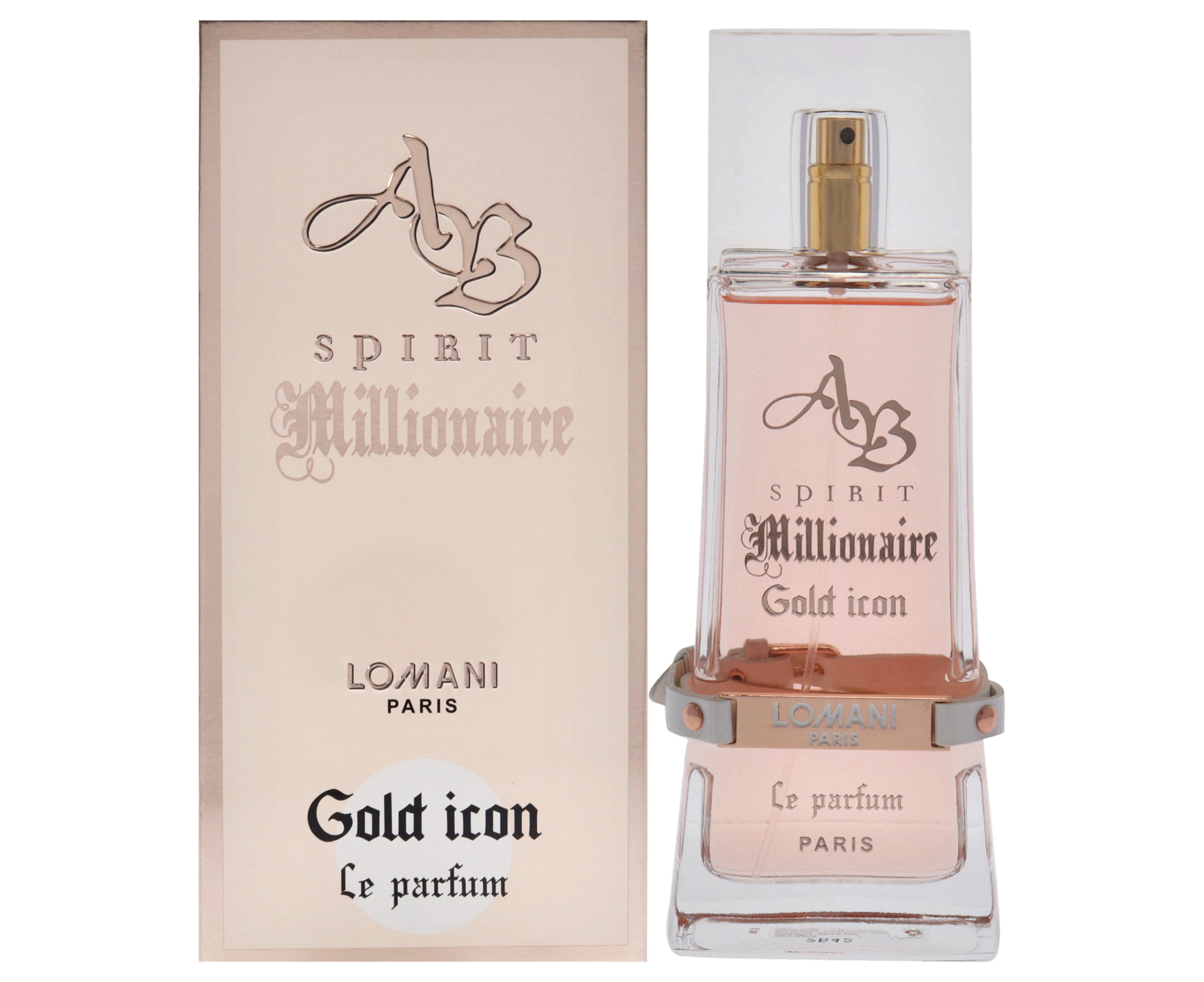 Lomani AB Spirit Millionaire Le Parfum Gold Icon for Women 3.3 oz EDP Spray Variant Size Value 3.3 oz