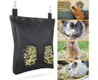 Rabbit Hay Feeder Bag, Guinea Pig Hay Feeder Storage ，Hanging Feeding Hay for Small Animals Larege Size 600D Oxford Cloth Fabric
