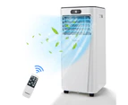 Costway 3-in-1 WiFi Portable Air Conditioner 9000BTU Mobile Fan Cooler Dehumidifier Remote/Window Kit/24 Timer