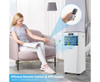 Costway 3-in-1 WiFi Portable Air Conditioner 9000BTU Mobile Fan Cooler Dehumidifier Remote/Window Kit/24 Timer