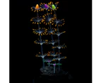 Strip Coral Plant Ornament Glowing Effect Silicone Artificial Decoration for Fish Tank, Aquarium Landscape