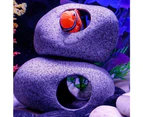 2 Pieces of Stackable Aquarium Decorative Caves, Hiding Places for Fish To Conceal Breeding and Spawning $2 Pieces of Fish Tank Landscaping Decor