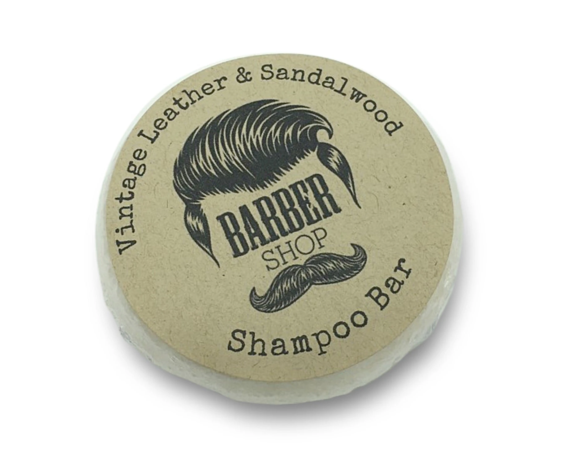 Barber Shop Shampoo Bar Vintage Leather & Sandalwood